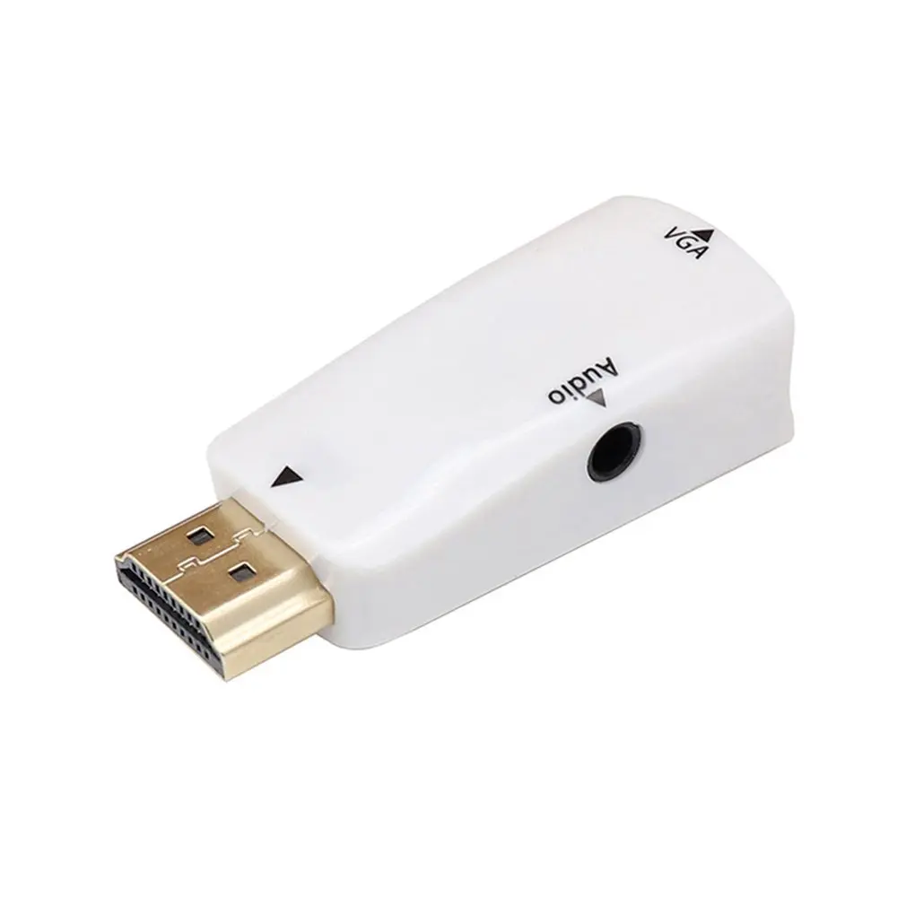 Переходник с HDMI на VGA штырь-гнездо аудиокабель высокого разрешения 1080P