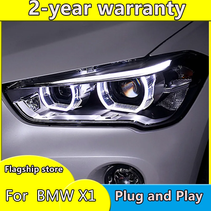 1 пара светодиодных автомобильных фар для BMW X1 2016-2019 bmw автомобильная головная