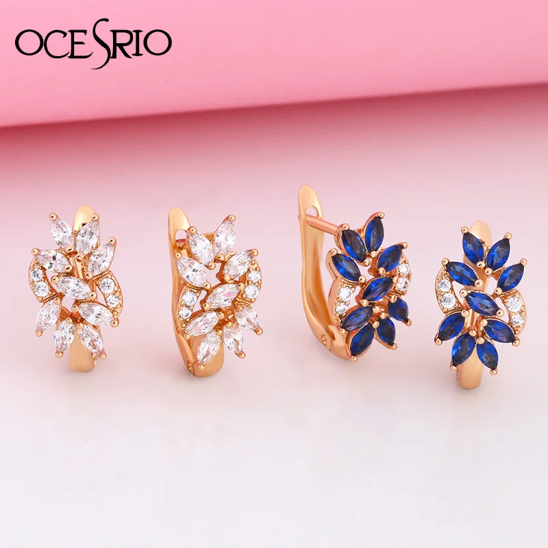 Модные Роскошные хрустальные полые висячие серьги в виде цветка золотые