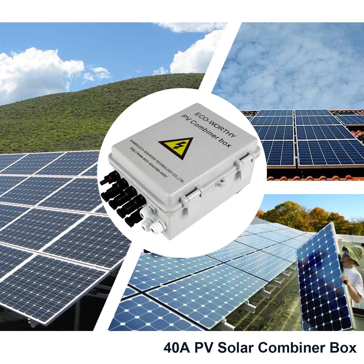 Новый 4 строки Солнечный фотогальванический блок объединителя W размыкатели цепи