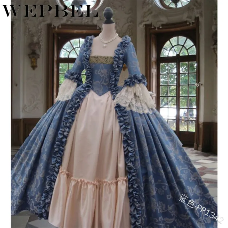 

Mandylandy Women's Victorian Gothic Luxury Fantasy Maxi Dress Vintage Cosplay Costume Floor Length Party Dress Evening Gowns