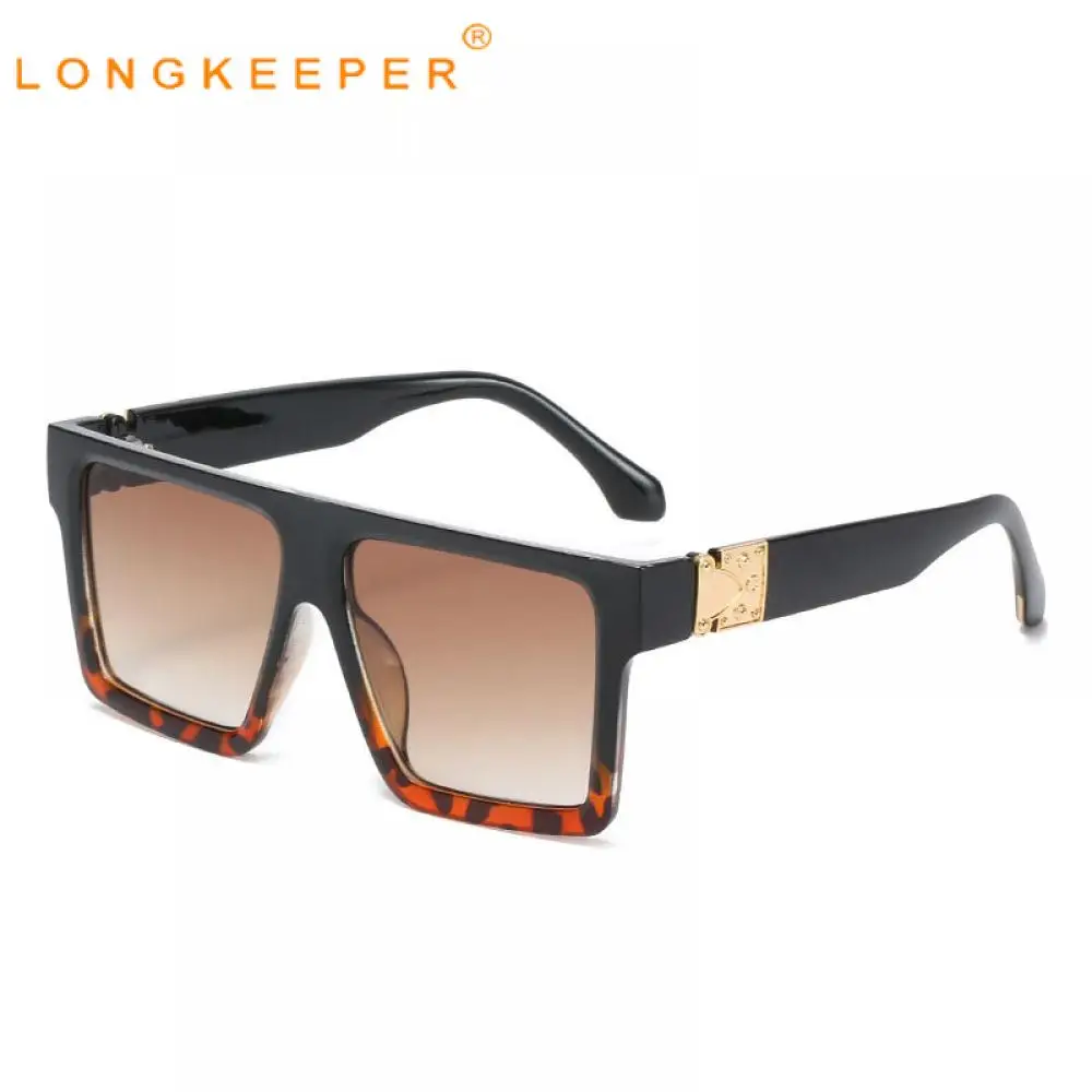 

LongKeeper Fashion Square Sunglasses Women Men Brand Design Vintage Classic Black Big Frame Sun Glasses Lentes De Sol Mujer