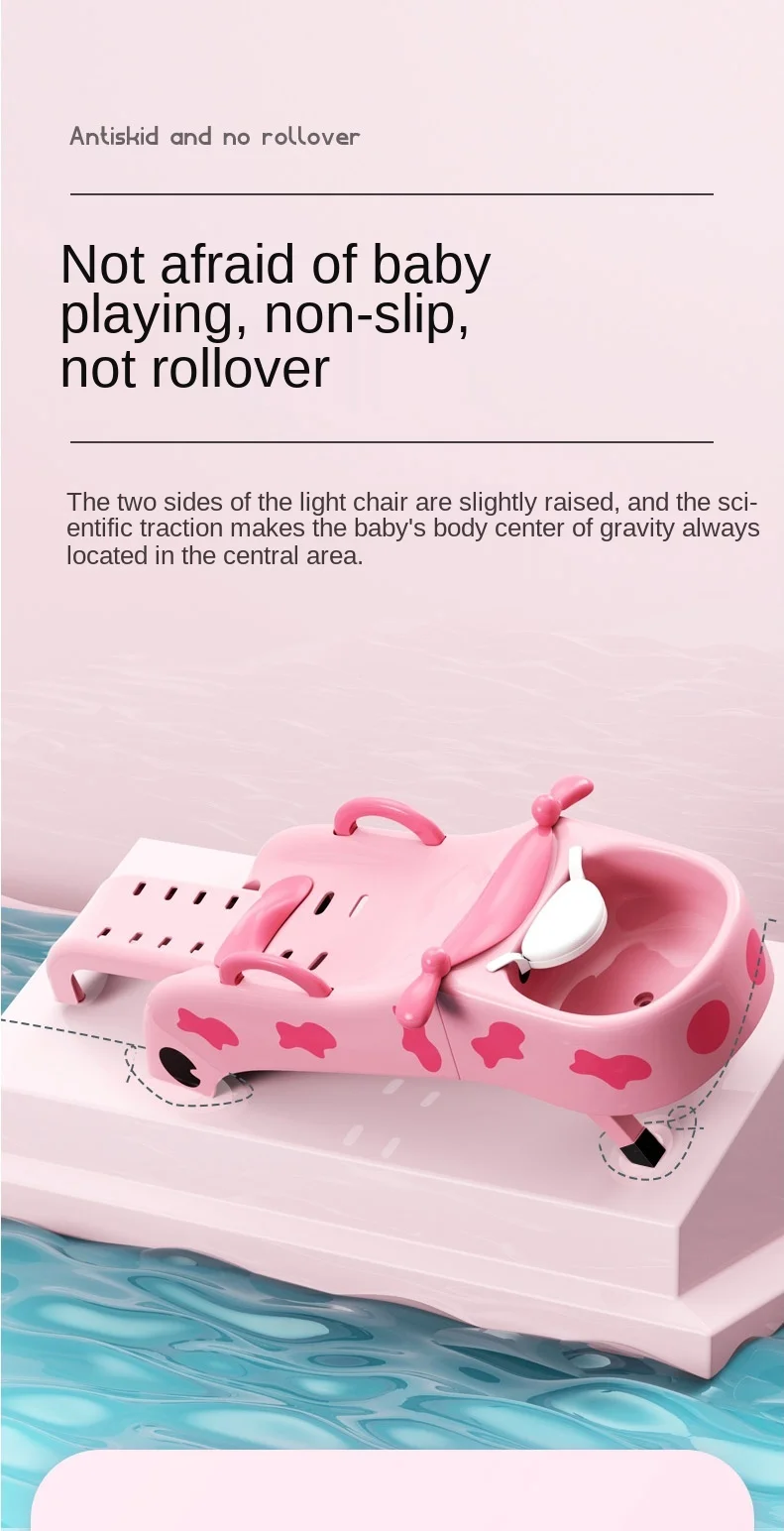 

zq Children Shampoo Chair Head Washing Fantastic Cap Household Baby Foldable Adult Sitting Lying Shampoo Chair