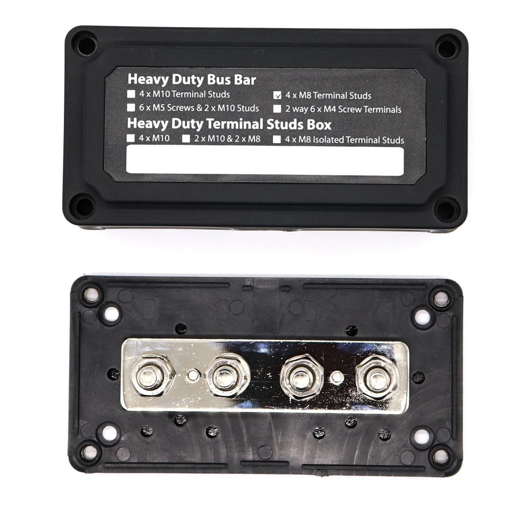 Сверхмощный модульный дизайн шина-бар коробка Клеммная панель 300A с 4 клеммами