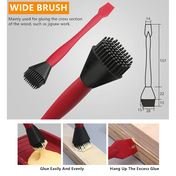 Новый 4 шт./компл. силиконовый клей для обработки древесины набор инструментов