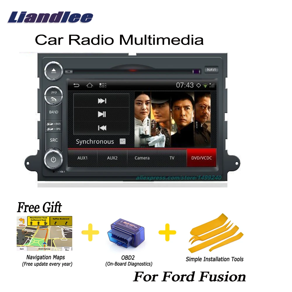 Liandlee для Ford Fusion 2006 ~ 2009 2 Din Автомобильный GPS Android Радио Навигация карты DVD плеер HD