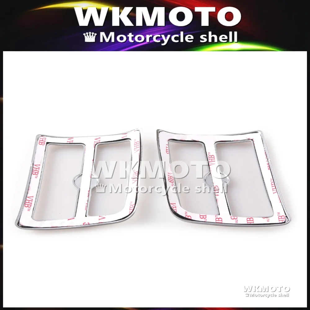 

1Pair Chrome ABS Motorcycle Fairing Tank Trim Decoration Parts For Honda Goldwing GL1800 2001-2005 2006 2007 2008 2009 2010 2011
