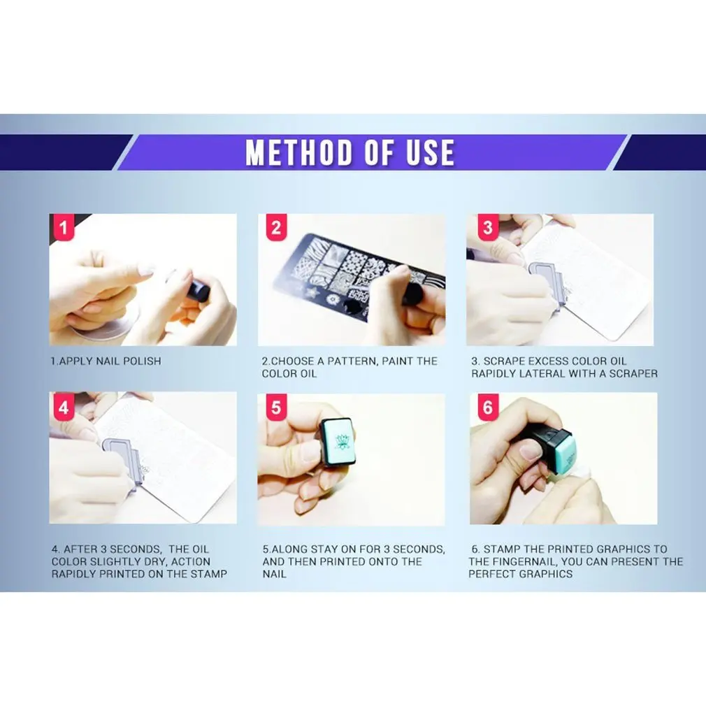 Хэллоуин Рождество ногтей штамповки пластины штамп лака изображения дизайн Konad