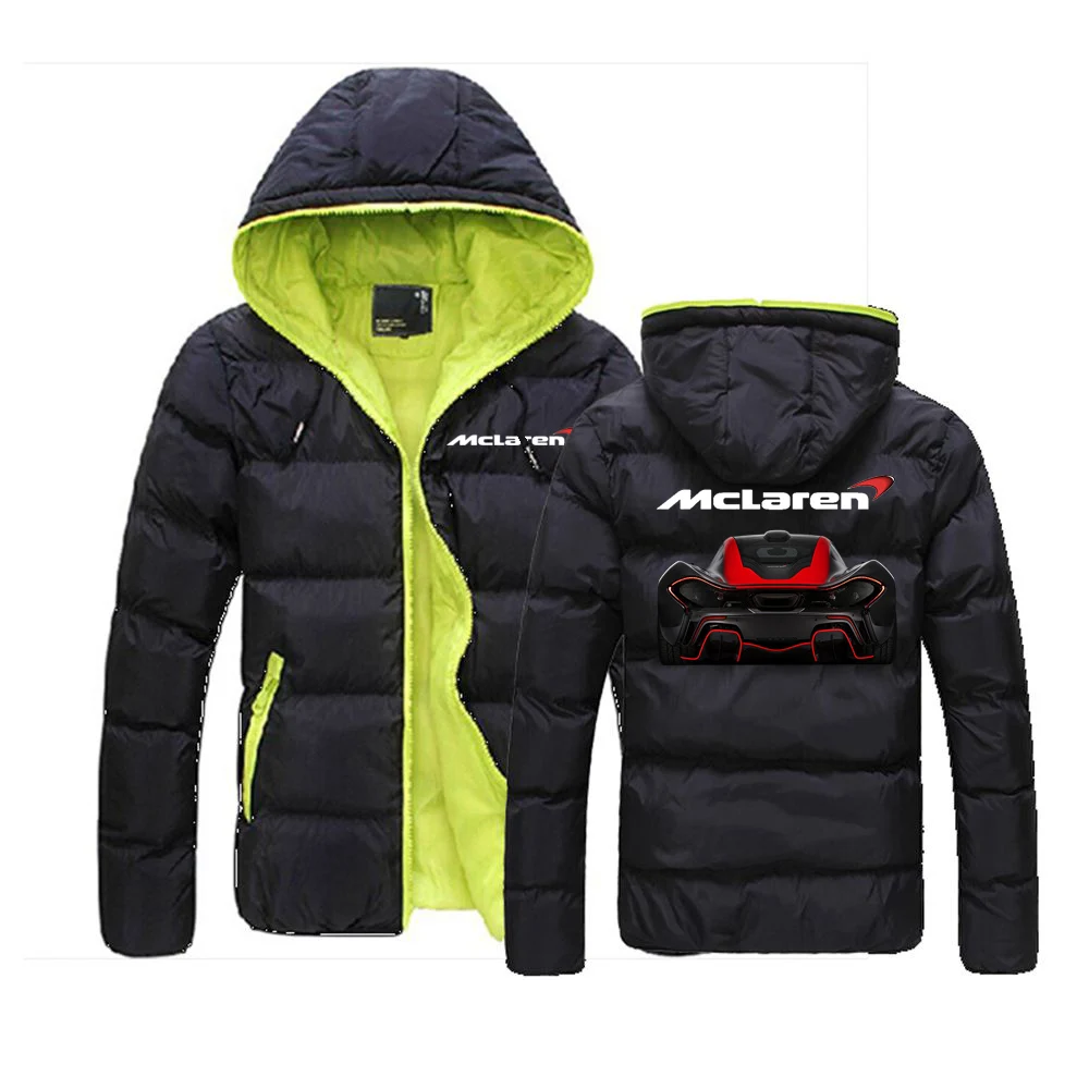 

NEW Winter Mens Hoodies McLaren Car Logo Customize Male Jackets Casual Fashion Long Sleeve Zipper Coat Print Tops