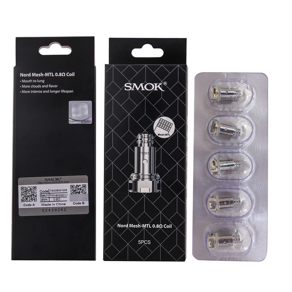 SMOK Nord катушка головка керамическая обычная сетка электронная сигарета картридж Pod ядро сопротивление для Nord электронная сигарета Vape