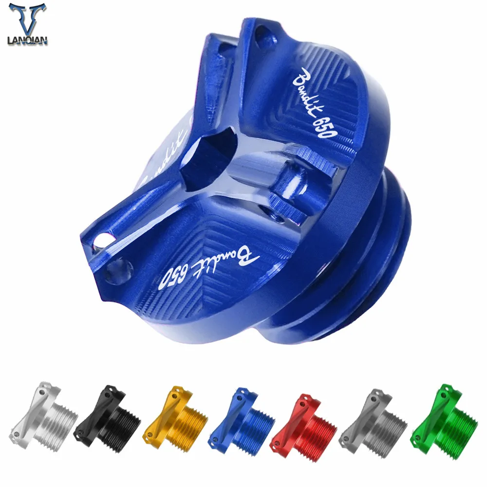 

For SUZUKI BANDIT 650 2005 2006 2007-2016 Motorcycle Accessories Aluminum Motorbike Engine Oil Cup Plug Sump Cap Cover Engine