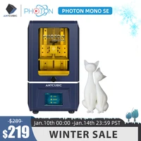 3d printer anycubic photon mono se 6 082k monochrome lcd high speed resin 3d printer support app remote control impresora 3d