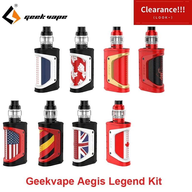 Распродажа! Оригинальный набор для вейпа Geekvape Aegis Legend с баком Alpha 4 мл/2 мл