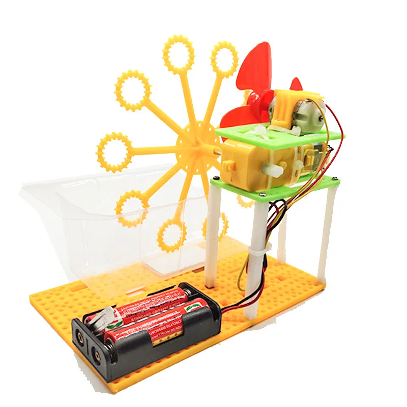 Science Kits DIY электрическая пузырьковая машина стволовые игрушки детский учебный