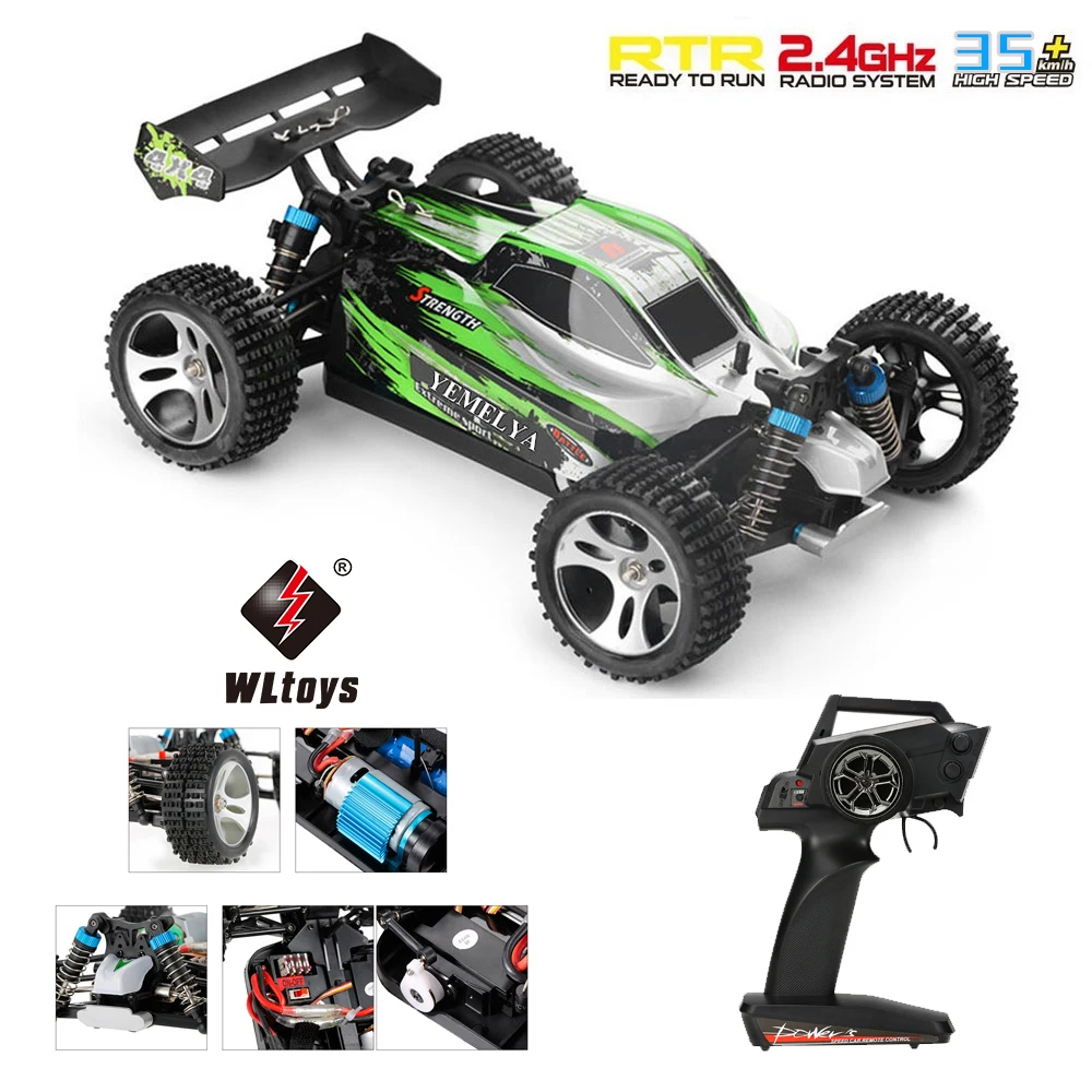 WLtoys A959-B A97-B 1:18 70 км/ч Высокая Скорость Радиоуправляемый гоночный автомобиль 2 4 ГГц
