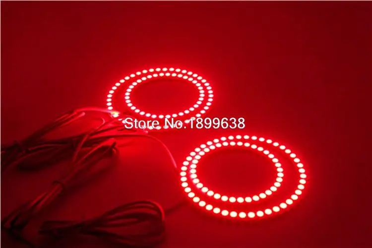 Super bright 7 color RGB LED Angel Eyes Kit with control car styling For Ford Focus II Mk2 2004 2005 2006 2007 2008 Europe | Автомобили и