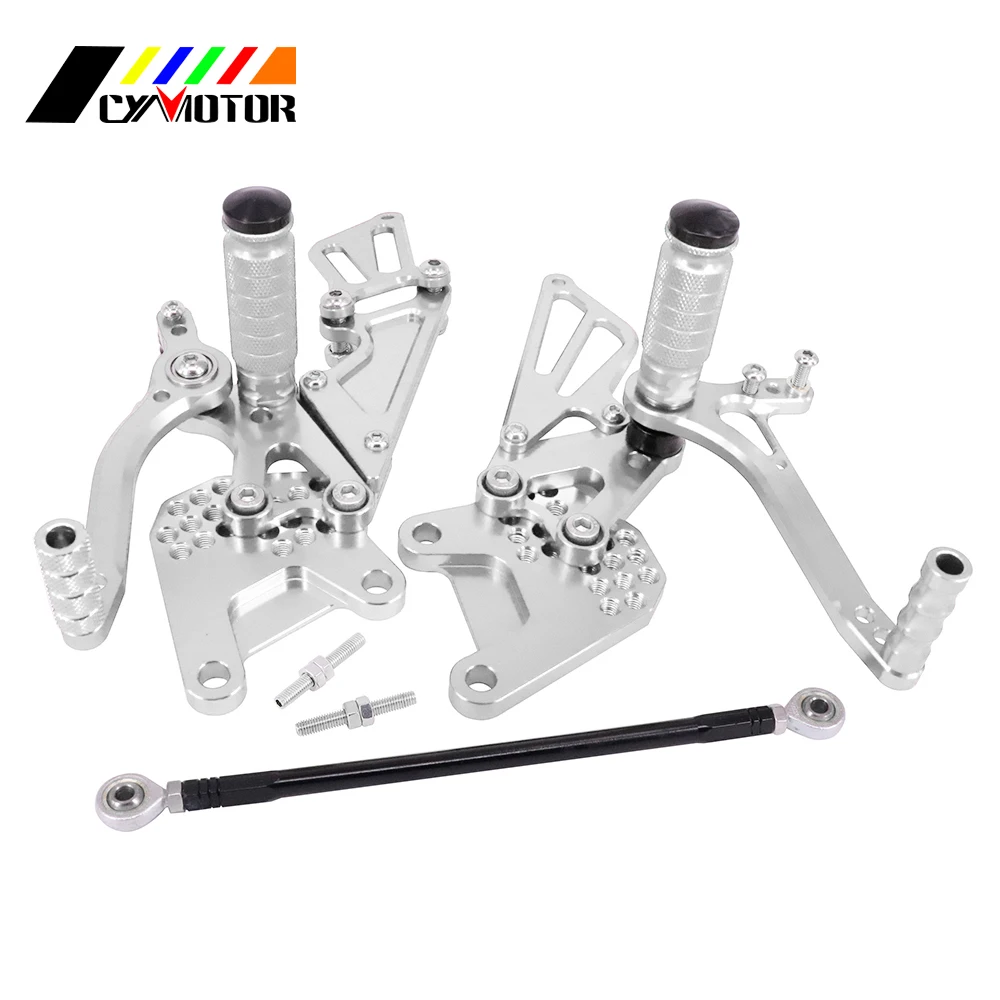 Мотоцикл с ЧПУ Регулируемые подножки подножек для KAWASAKI NINJA ZX10R ZX 10R 2006 2007 2008 2009 2010 06