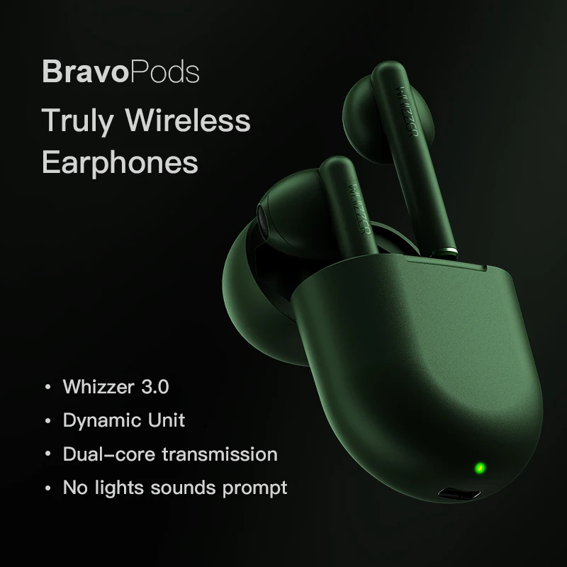 Whizzer B7 BravoPods TWS Bluetooth 5 0 Беспроводные наушники с голосовым управлением