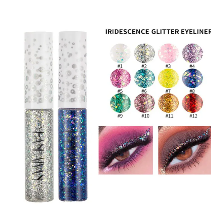 

Glitter Liquid Delineadores De Ojos Colores Eyeliner Blanco Gel Eye Liner Gliter Para Set Brokat Do Oczu Crayon Blanc Maquillage