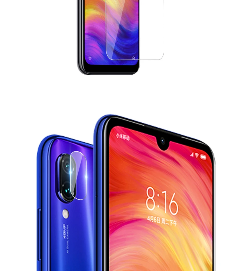 2 в 1 стекло для объектива камеры для Redmi Note 5 7 8 Pro закаленное стекло для защиты экрана для Redmi 5 Plus 8 8A 7 7A K20 Pro стеклянная пленка