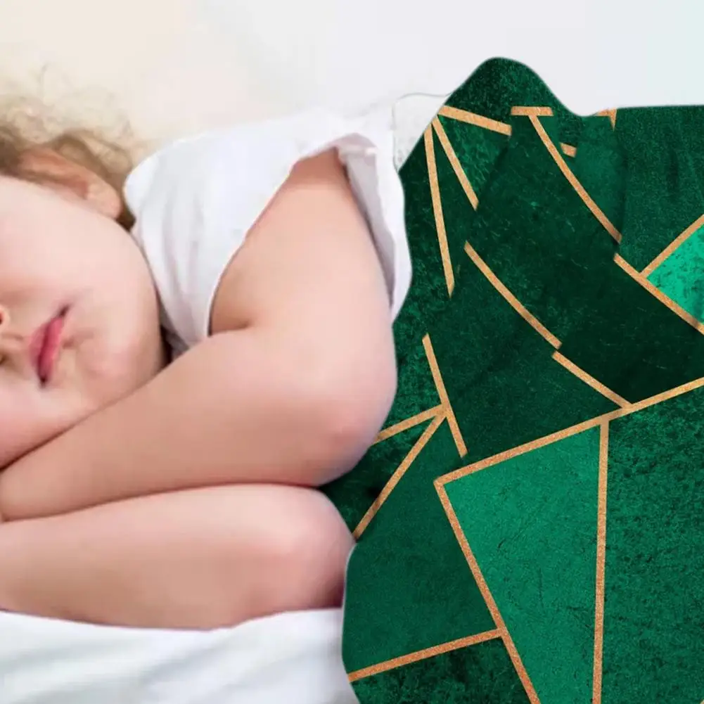 Мягкое теплое шерстяное Изумрудное покрывало одеяло из микрофибры фланелевое