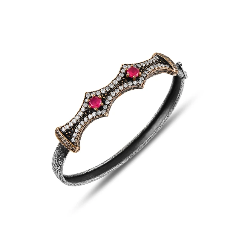 

Silverlina Silver Zircon Stone Authentic Bracelet