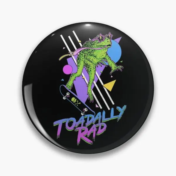 

Toadally Rad Customizable Soft Button Pin Lover Badge Gift Funny Metal Cute Women Clothes Hat Collar Lapel Pin Jewelry Decor