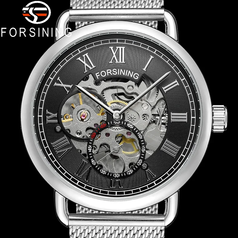 FORSINING мужские наручные часы военные спортивные Лидирующий бренд роскошные