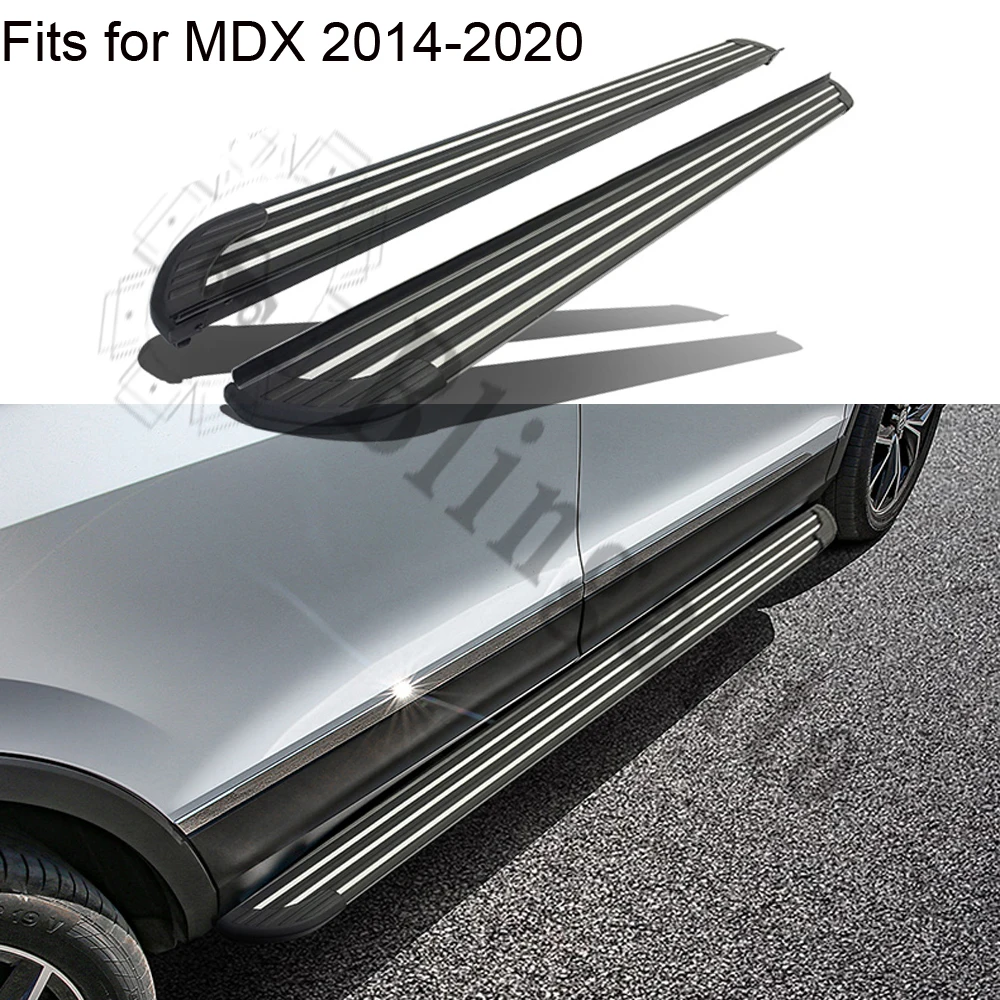 

Running board fits for A.cura MDX 2014-2020 side steps nerf bar car pedal side stairs side bar 2PCS