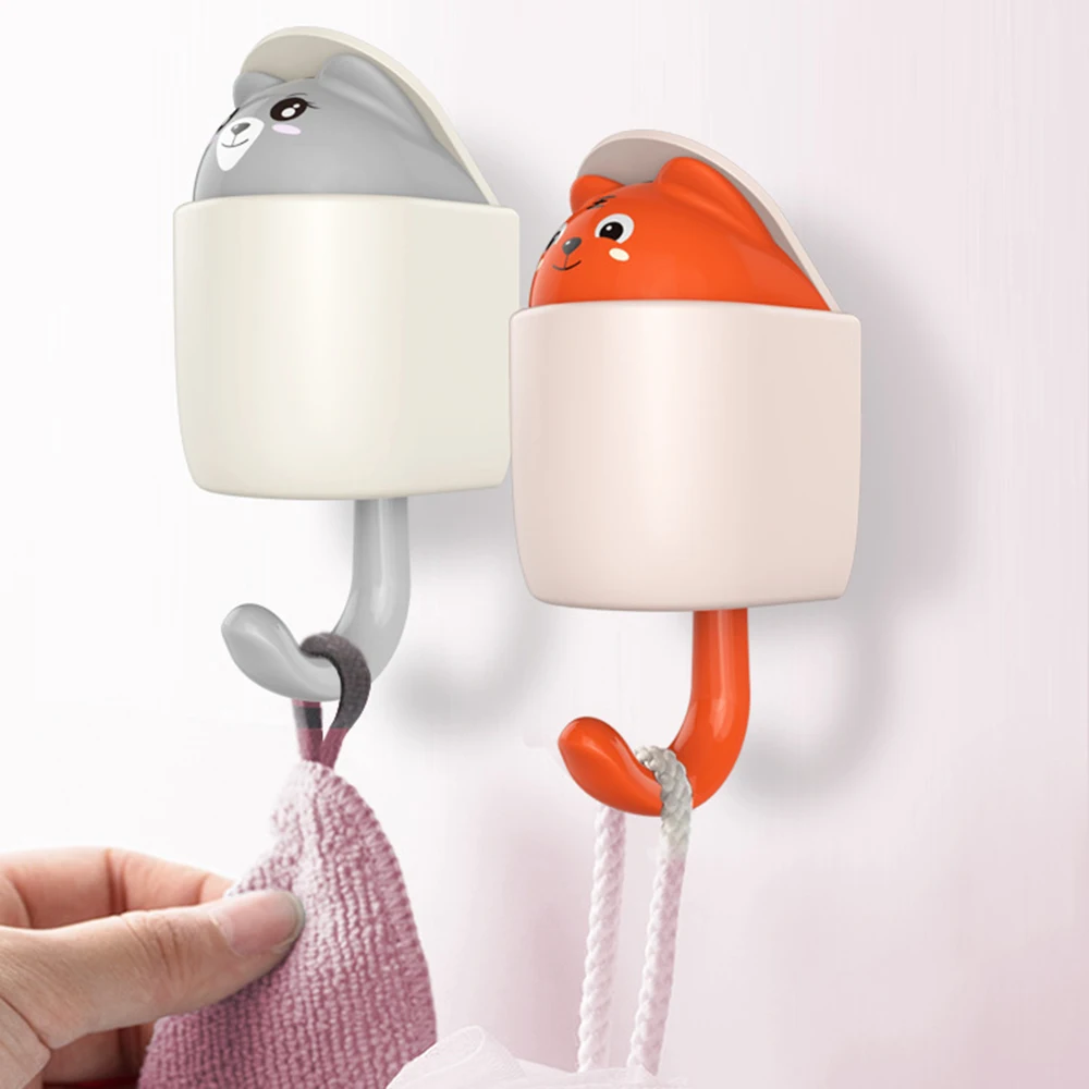 Креативный крючок для ароматерапии в виде животного 2 1 настенный ключей ванной