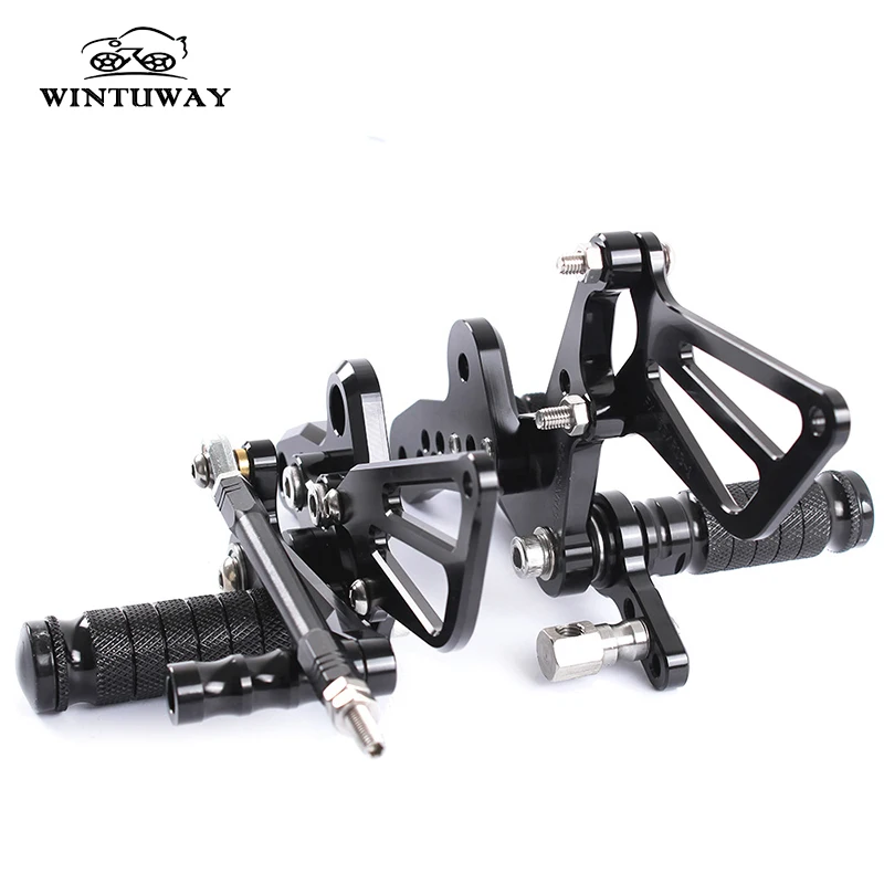 WINTUWAY Motoo Full CNC Алюминиевые опоры для ног мотоцикла задний Набор GSX1300 1999 2013 HAYABUSA