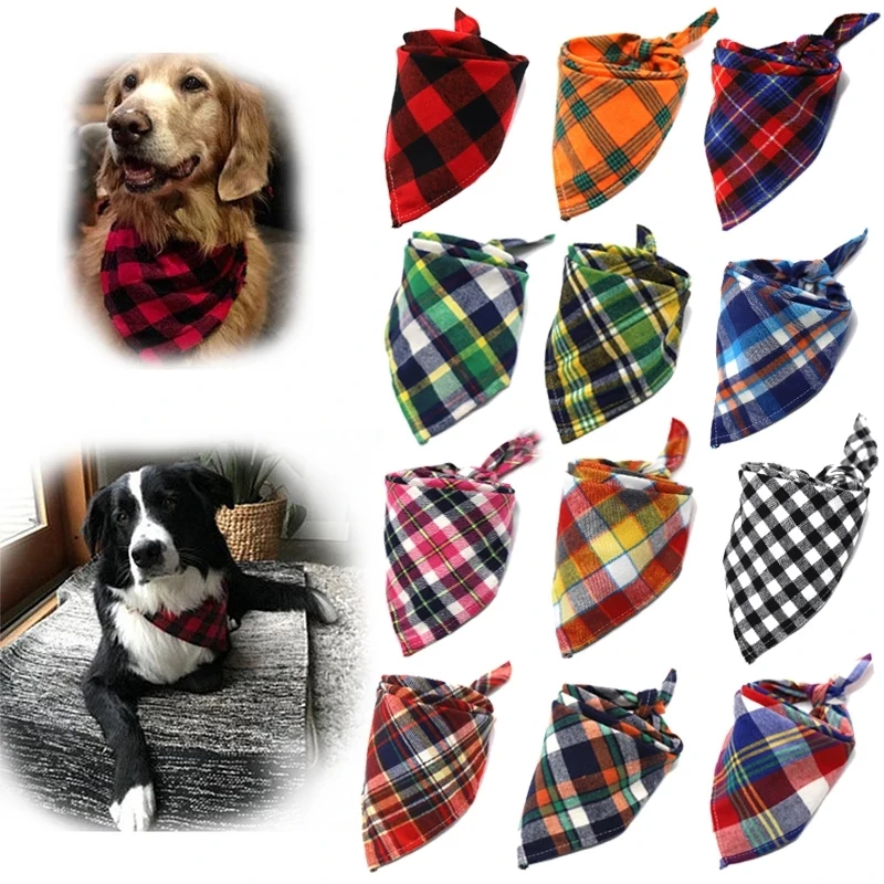 

Dog Scarf Creative Cotton Pet Dog Scarf Fashion Pet Scarf Saliva Towel Washable Bow Tie Cat And Dog Scarf Large Dog Accessories