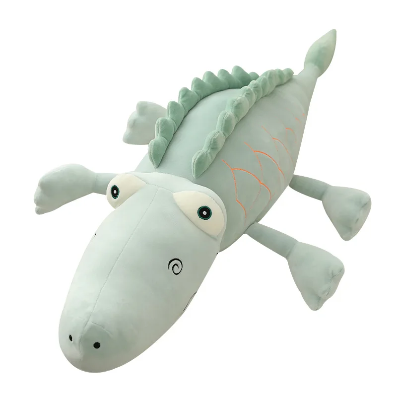 

New Cute Animal Crocodile Plush Toy Giant Cartoon Soft Dinosaur Doll Sleeping Pillow for Children Gift Sofa Deco 87inch 220cm