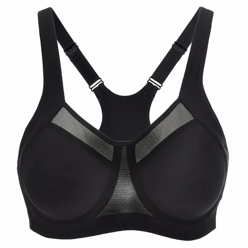 Womens High Impact Sports Bra Power Racer Back Ultimate Support Underwire Female Comfortable Lingerie 32 34 36 38 42 B C D DD