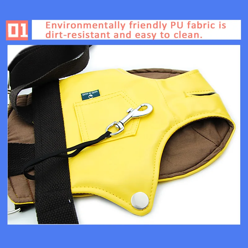 

1Pcs Backpack Pet Supplies S/M/L/XL Pet Dog Pad Bags Portable Adjustable PU Leather/Cotton/Spong Outdoor Travel Supplies