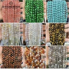 Заводская поставка, бусины из натурального камня 6x9 мм, рисовый агат, бирюза, желтый тигровый глаз, модные аксессуары для изготовления ювелирных изделий