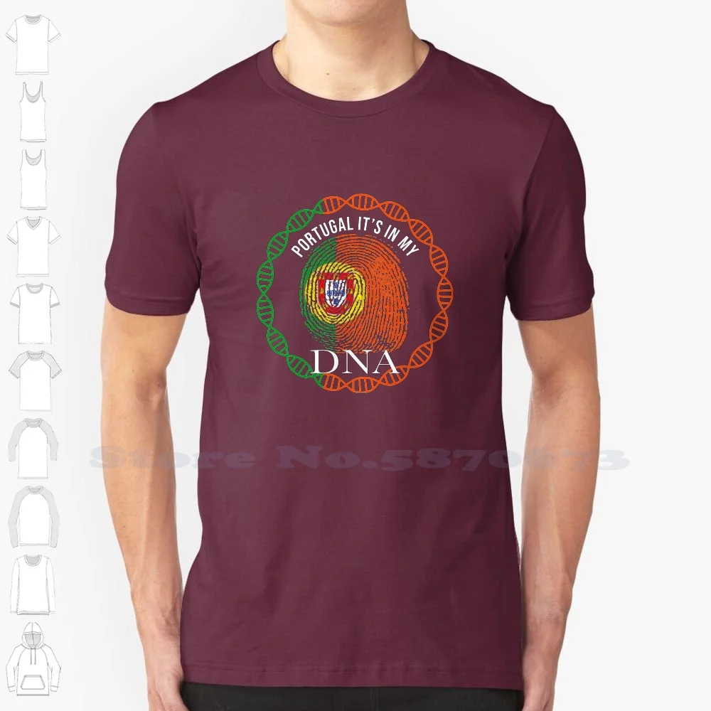 

Portugal Its In My Dna - Portugal Portuguese Flag In Thumbprint Fashion Vintage Tshirt T Shirts Portugal Flag Christmas