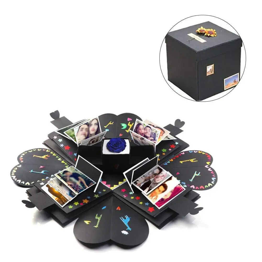 Surprise Explosion Photo Box многослойная готовая Diy игрушка ручной работы фотоальбом