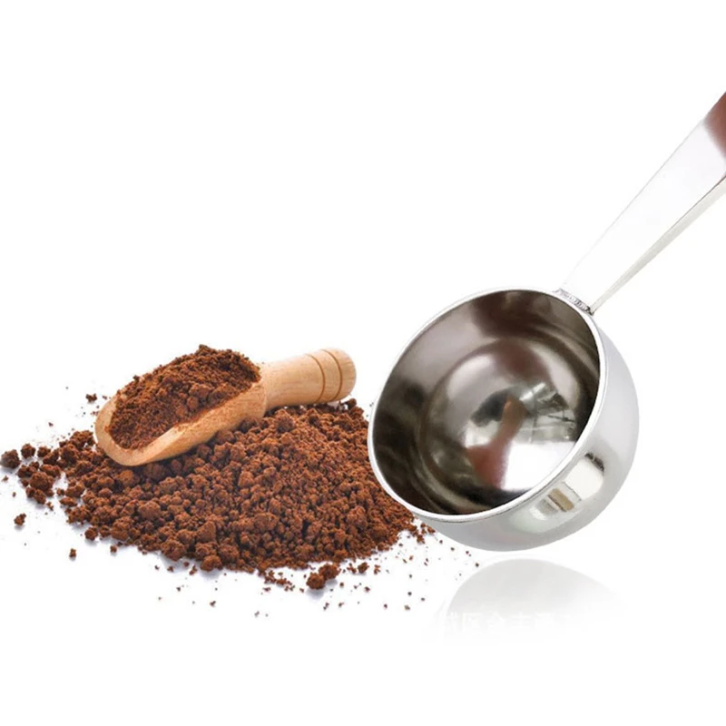 Столовые приборы 2 в 1 из нержавеющей стали мерные ложки для мороженого кофе