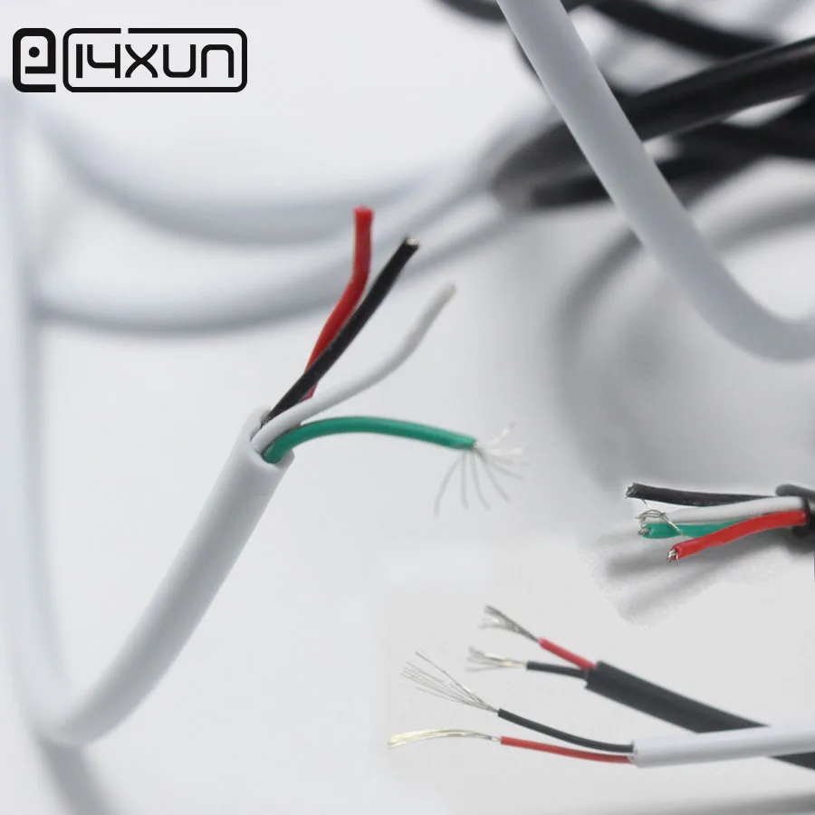10 метров 4 в 1 кабель для передачи данных белый черный USB стандартный разъем 2