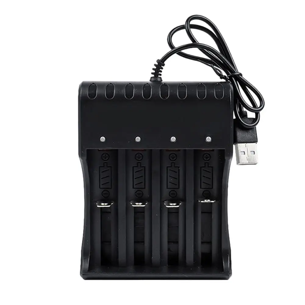 Зарядное устройство с 4 слотами USB для быстрой зарядки зарядка батарей аа защитой