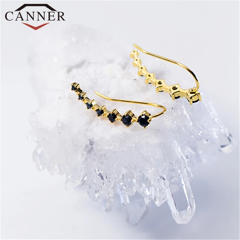 Женские серьги-Клипсы из серебра 925 пробы с фианитом | Украшения и аксессуары