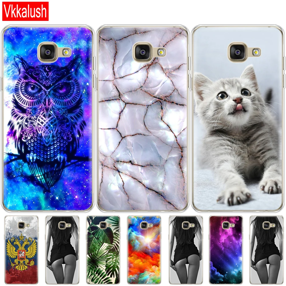 Case For Samsung Galaxy A5 2016 Soft Tpu Back Cover A510F A510 Silicon Phone Protective FOR Capa | Мобильные телефоны и