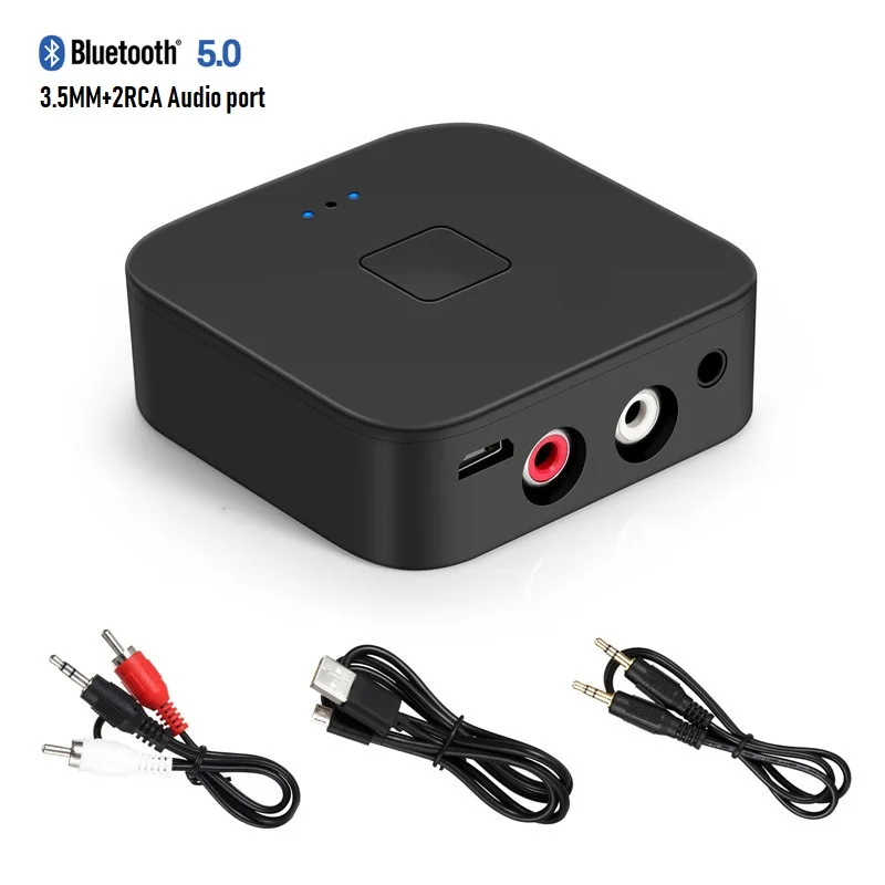 Bluetooth 5 0 приемник RCA аудио APTX LL 3 мм AUX Музыкальный беспроводной адаптер для