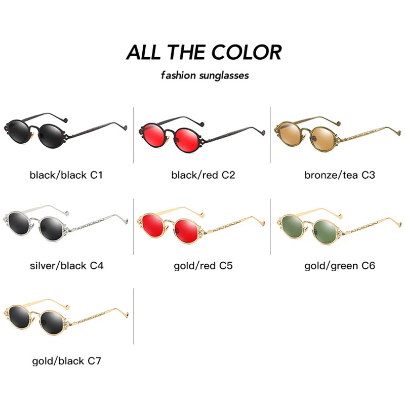 RUGIADA брендовые винтажные готические солнцезащитные очки в стиле стимпанк