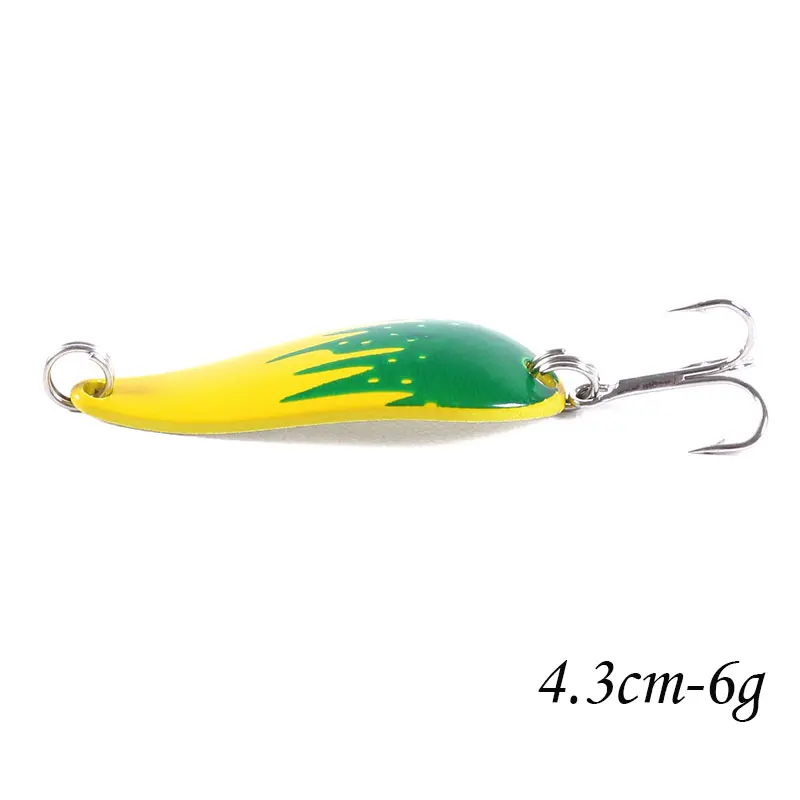 SP029-3 1pcs Metal Spinner Spoon Fishing Lure Hard Baits Gold /Silver Sequins Noise Paillette Treble Hook Tackle 10/10.5/14/16.5/20g - Цвет: SP029-3