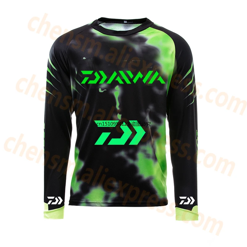 

2021 новый стиль DAIWA DAWA быстросохнущая одежда для рыбалки с длинным рукавом мужская Солнцезащитная дышащая летняя Осенняя рыболовная рубашка...