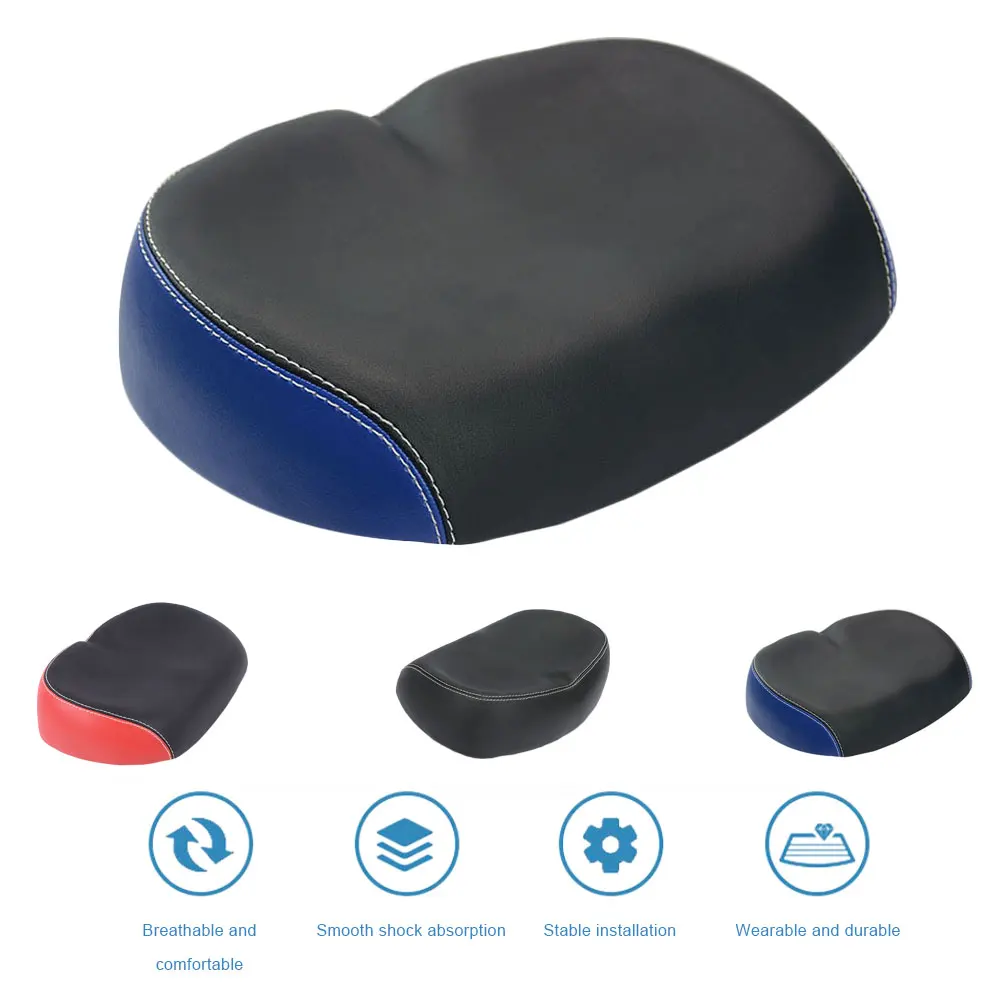 

Wide Big Bum PU Saddle Seat Bike Bicycle Comfort Soft Foam Pad Cushion Cycling Spare parts for bicycle Seat for bicycle