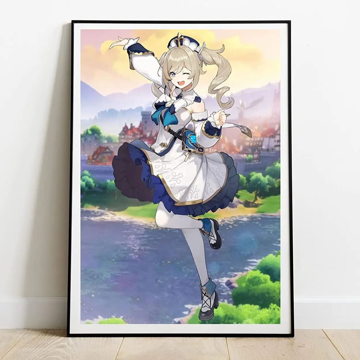 

Genshin Impact Mona Magician Posters Wall Art Pictures Canvas Paintings Decoration for Living Room Bedroom Dffice Home Decor