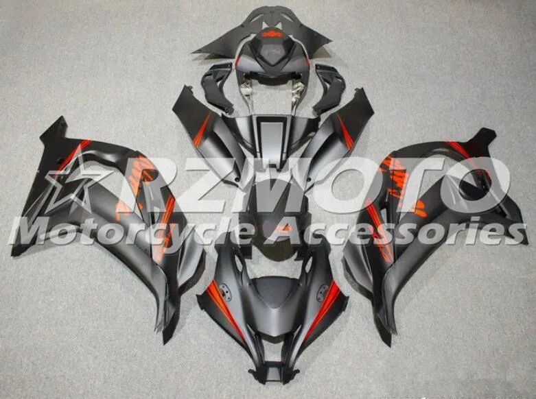 Новые ABS Обтекатели для мотоцикла комплект подходит для kawasaki Ninja ZX-10R zx10r 10r 16 17 Пользовательские бесплатно черный матовый красный